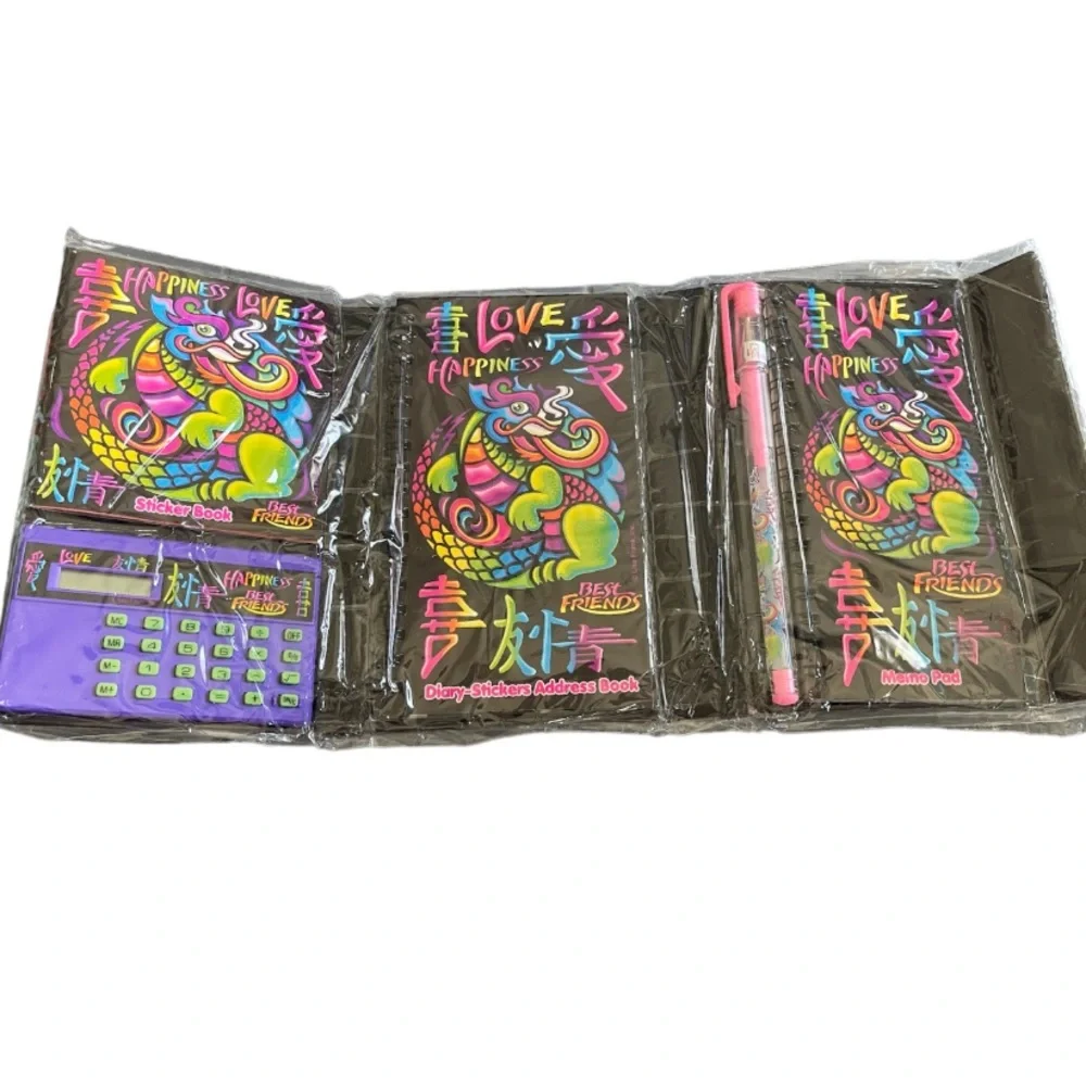 Vintage Lisa Frank Dragon Happiness & Love Planner